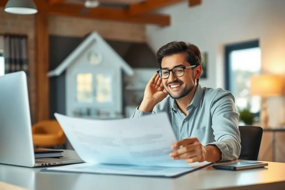 Pessoa sorrindo com documentos e chaves de um imóvel recém-adquirido em leilão da Caixa.