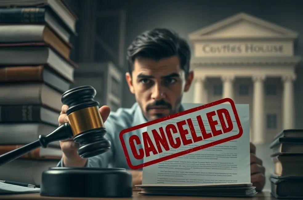 Entendendo as Diferenças e Causas Comuns de Leilões Cancelados e Sustados